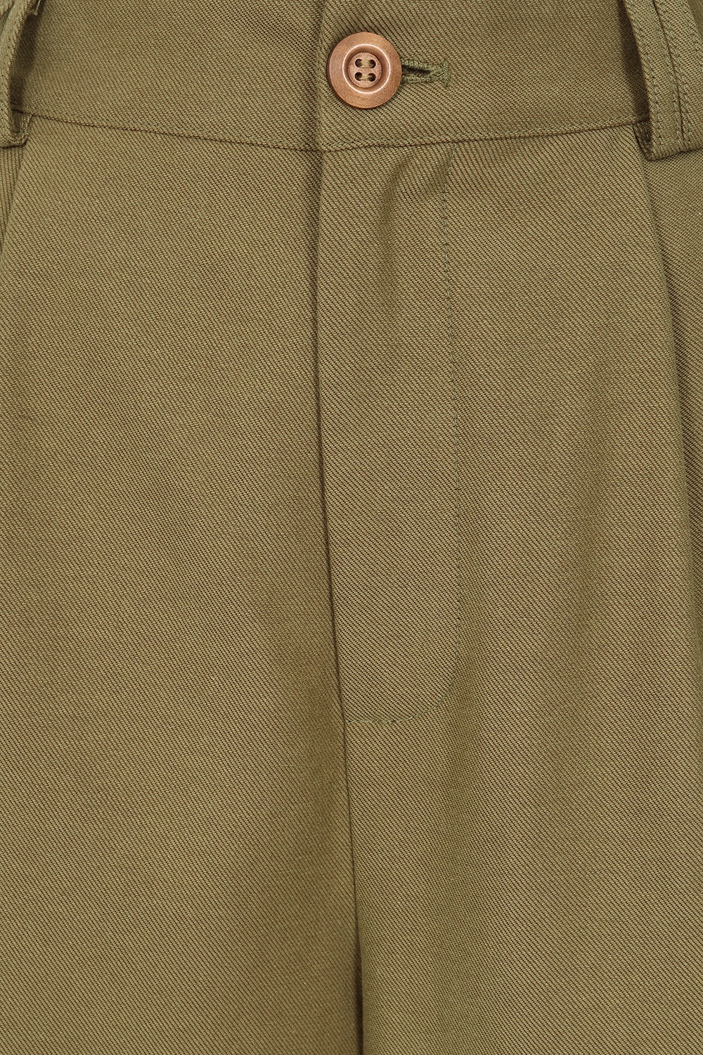 Banned Retro - Matilda Hose in Militärgrün 5