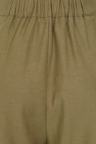 Banned Retro - Matilda Hose in Militärgrün 6
