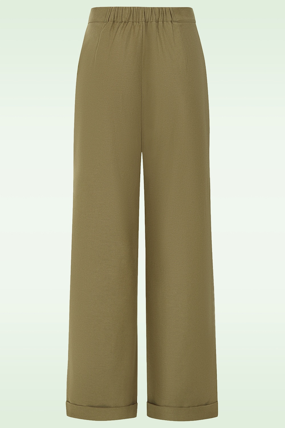 Banned Retro - Matilda Hose in Militärgrün 4
