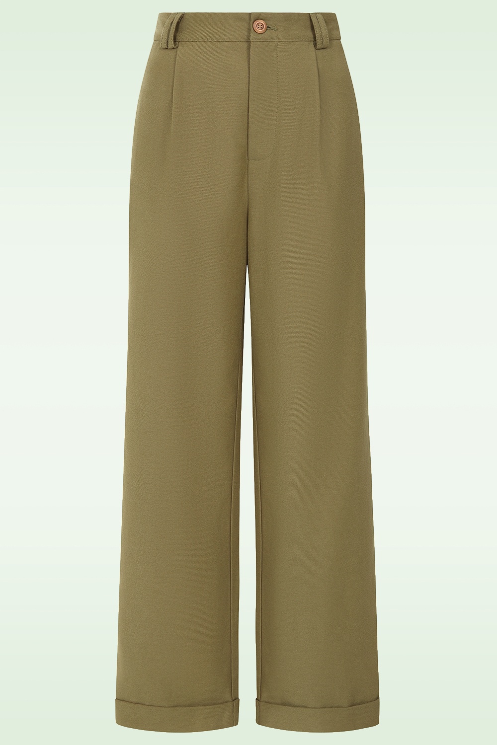 Banned Retro - Matilda Hose in Militärgrün 2