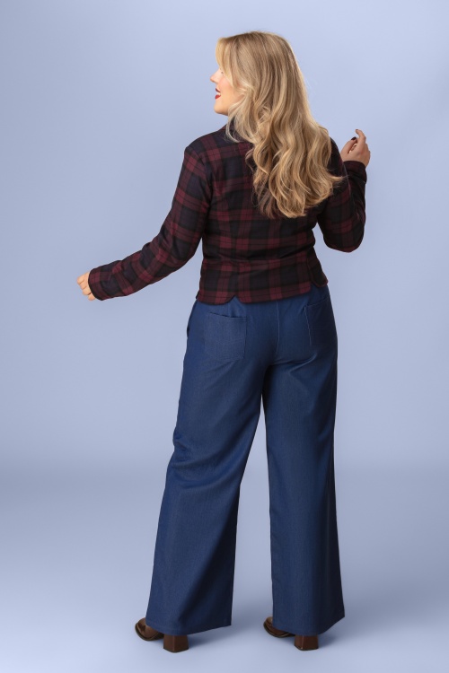 Topvintage Boutique Collection - Exclusivité Topvintage ~ Jean habillé Nova en bleu 2