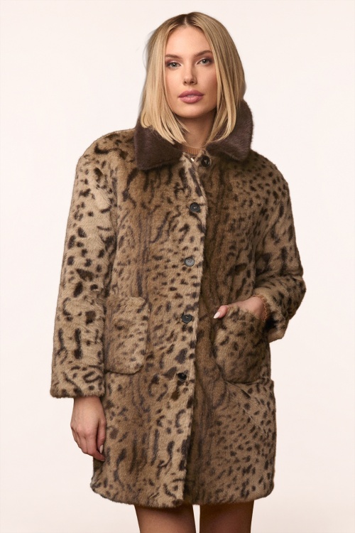 Minueto - Kensington jas in leopard
