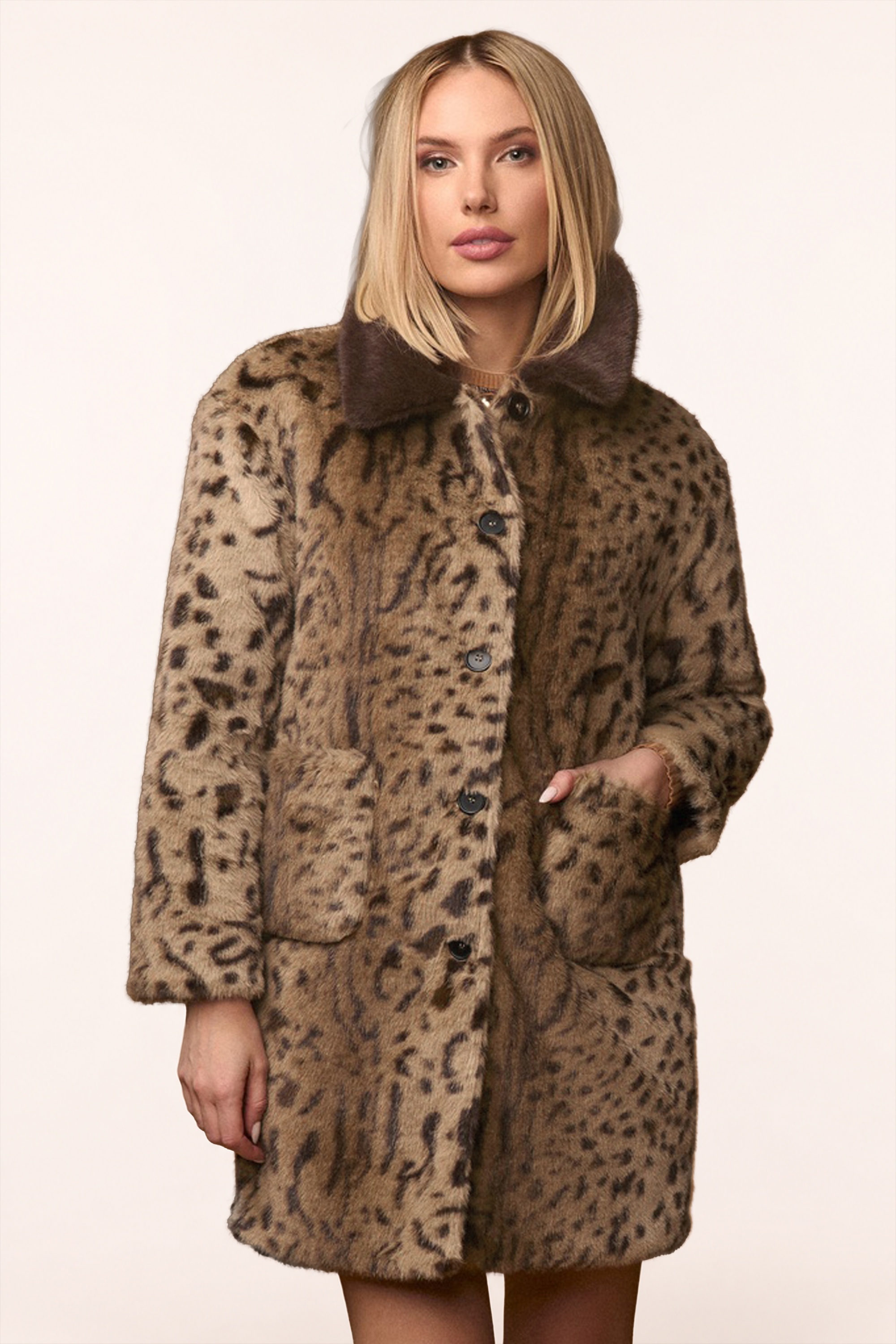 Minueto - Kensington jas in leopard