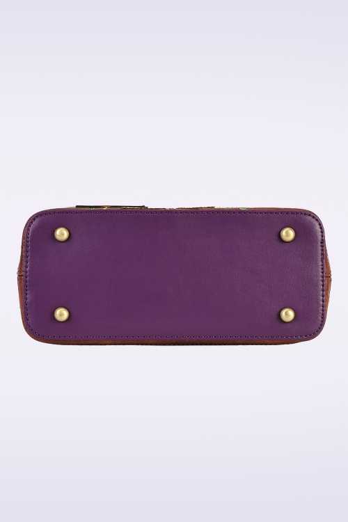 Vendula - Travelling Library Bookshop Mini Grace Bag in Purple 6