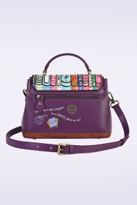 Vendula - Travelling Library Bookshop Mini Grace Bag in Purple 4