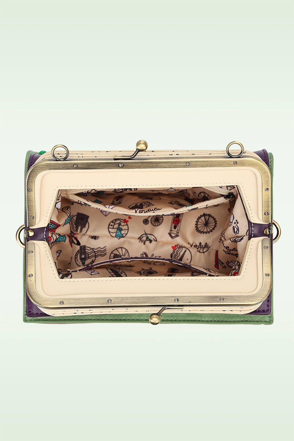 Vendula - Travelling Library Bookshop Turn The Page Bag in Multi 5
