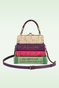 Vendula - Travelling Library Bookshop Turn The Page Bag in Multi 2