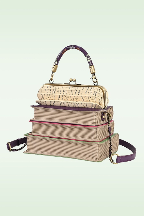 Vendula - Travelling Library Bookshop Turn The Page Bag in Multi 3