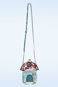 Vendula - Fairy Village Snowflake Toadstool House Bag in Blue 4