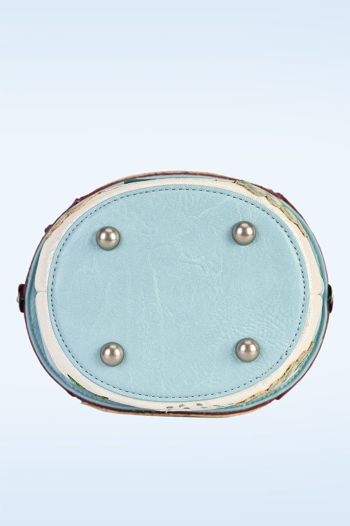 Vendula - Fairy Village Snowflake Toadstool House Bag in Blue 6