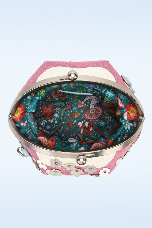 Vendula - Fairy Village Snowflake Toadstool House Bag in Blue 5