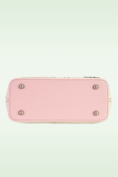 Vendula - Sugarloaf Bakery Mini Grace Bag in Green and Pink 6