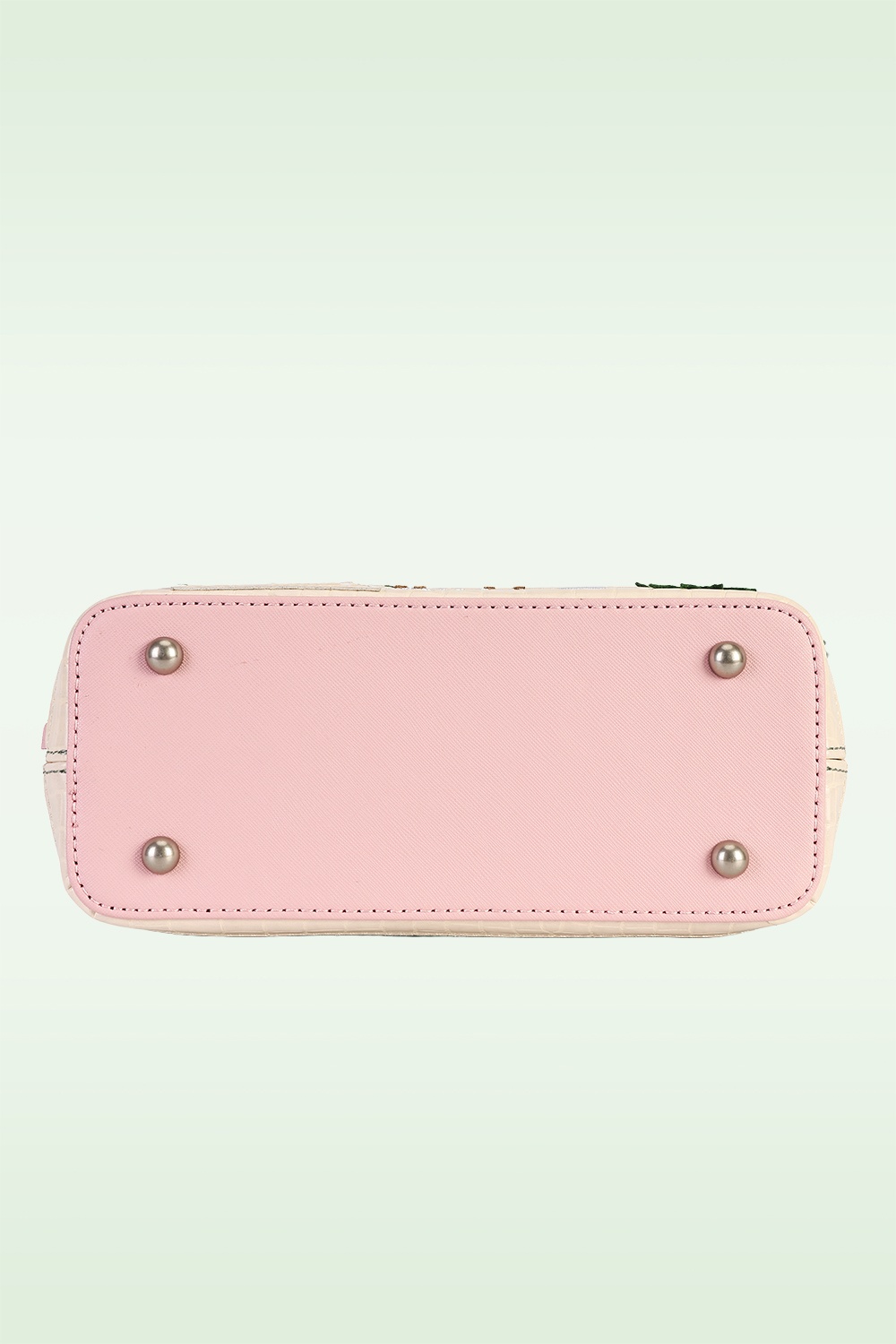Vendula - Sugarloaf Bakery Mini Grace Bag in Green and Pink 6