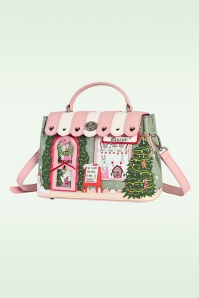 Vendula - Sugarloaf Bakery Mini Grace Bag in Green and Pink 2