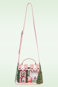 Vendula - Sugarloaf Bakery Mini Grace Bag in Green and Pink 3