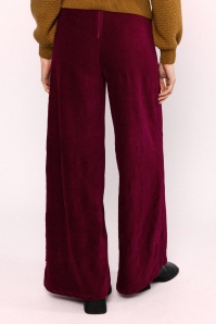 Blutsgeschwister - Soft and Fitted Cordhose mit hoher Taille in Bussi Baby Red 2