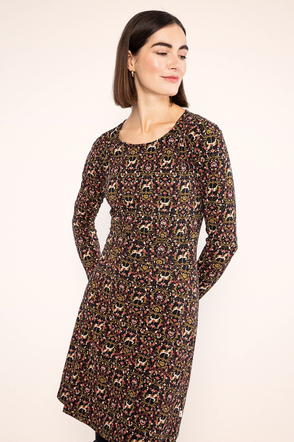 Blutsgeschwister - Hootchy Kootchy Petite Jerseykleid in Merry Go Round 4