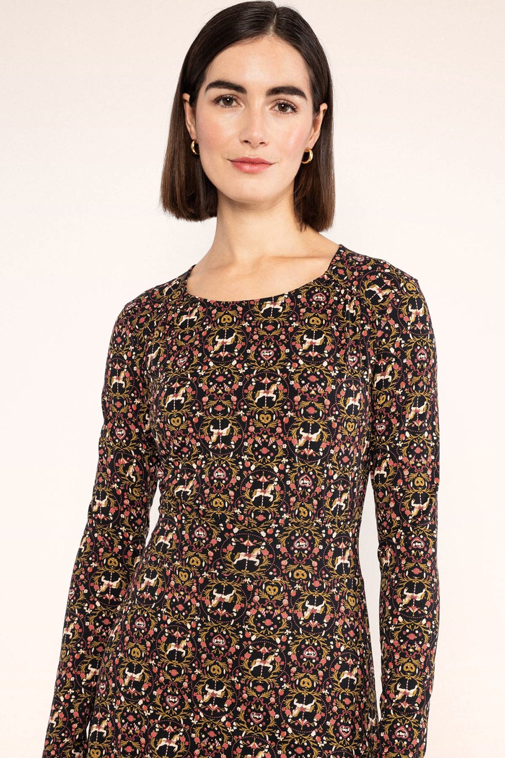 Blutsgeschwister - Hootchy Kootchy Petite Jerseykleid in Merry Go Round 5