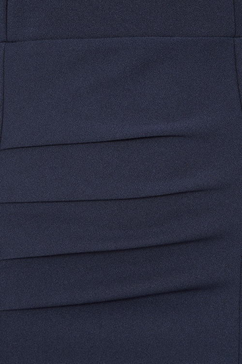 Vintage Chic for Topvintage - Darcy Pencil Dress in Navy ~ Topvintage exclusive 3