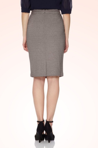 50s Joni Skirt in Charcoal