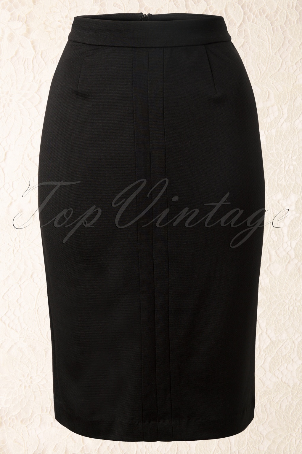 50s style black skirt