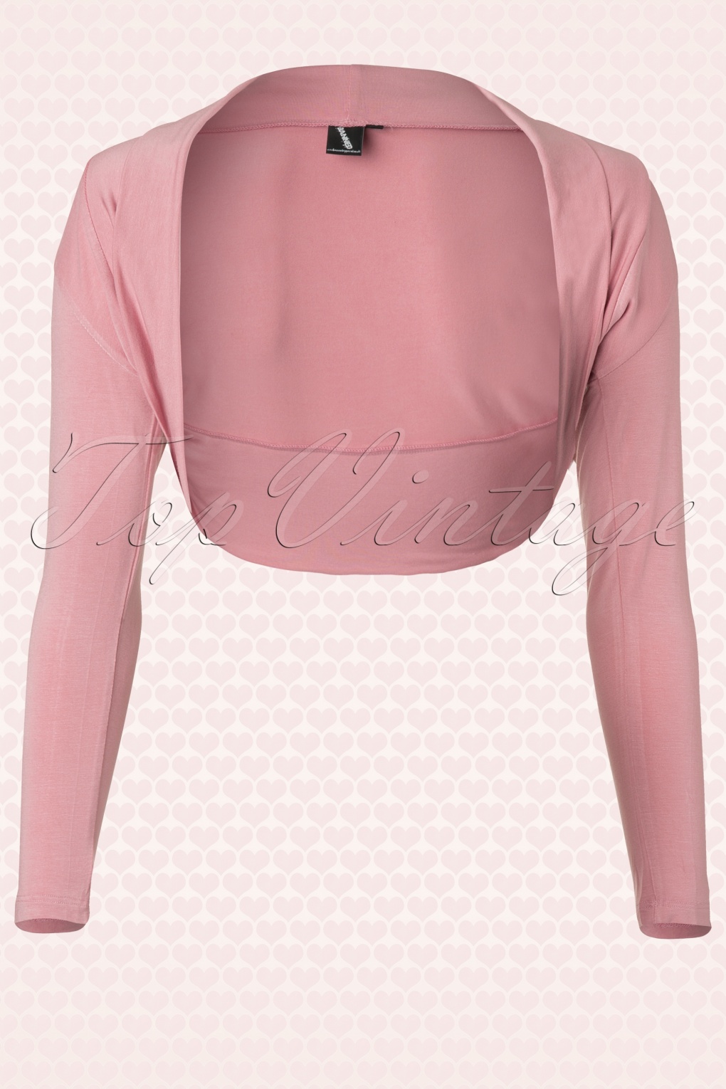 Lady Folded Bolero in Powder Pink