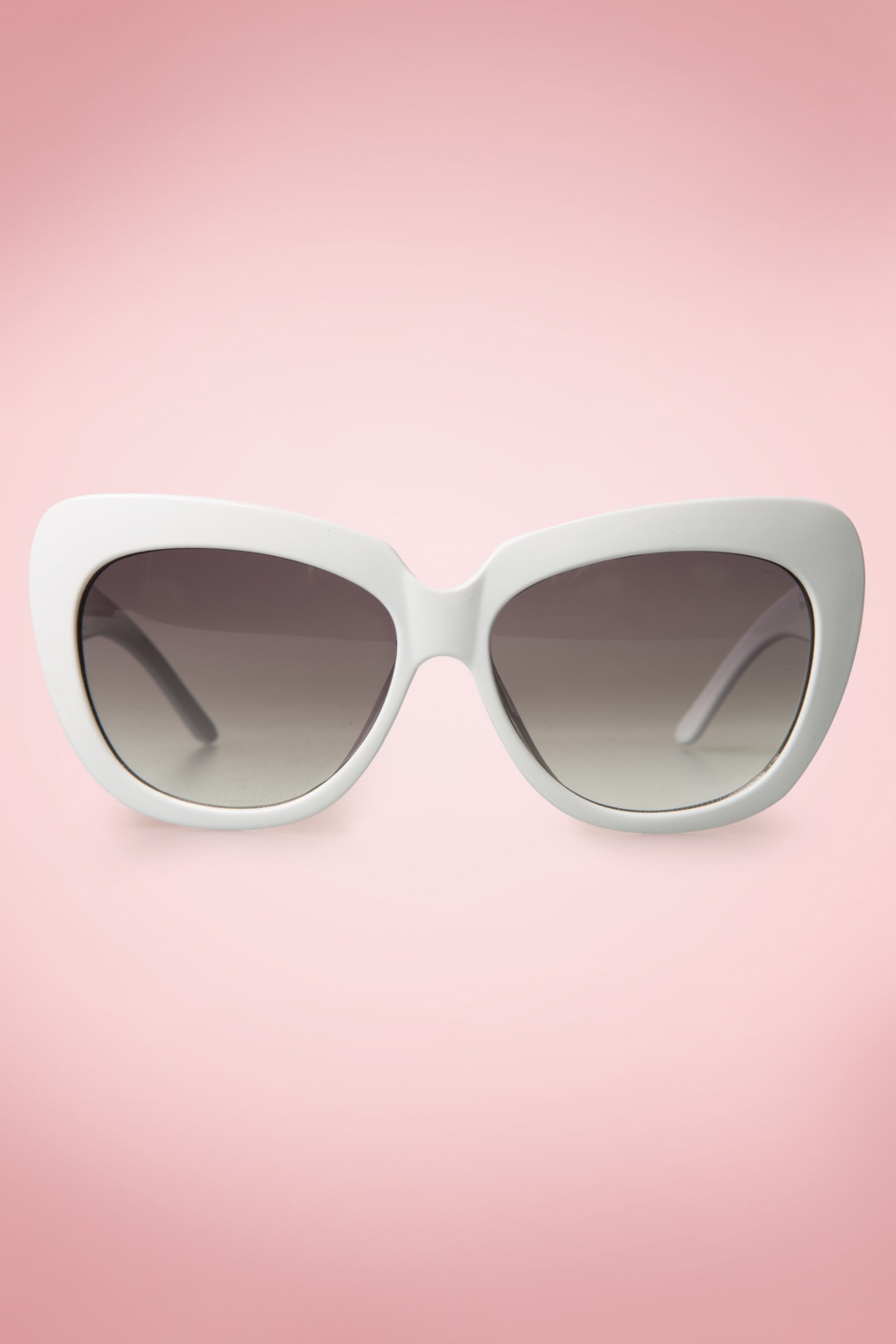 50s Cats Eye Florida Sunglasses In White 