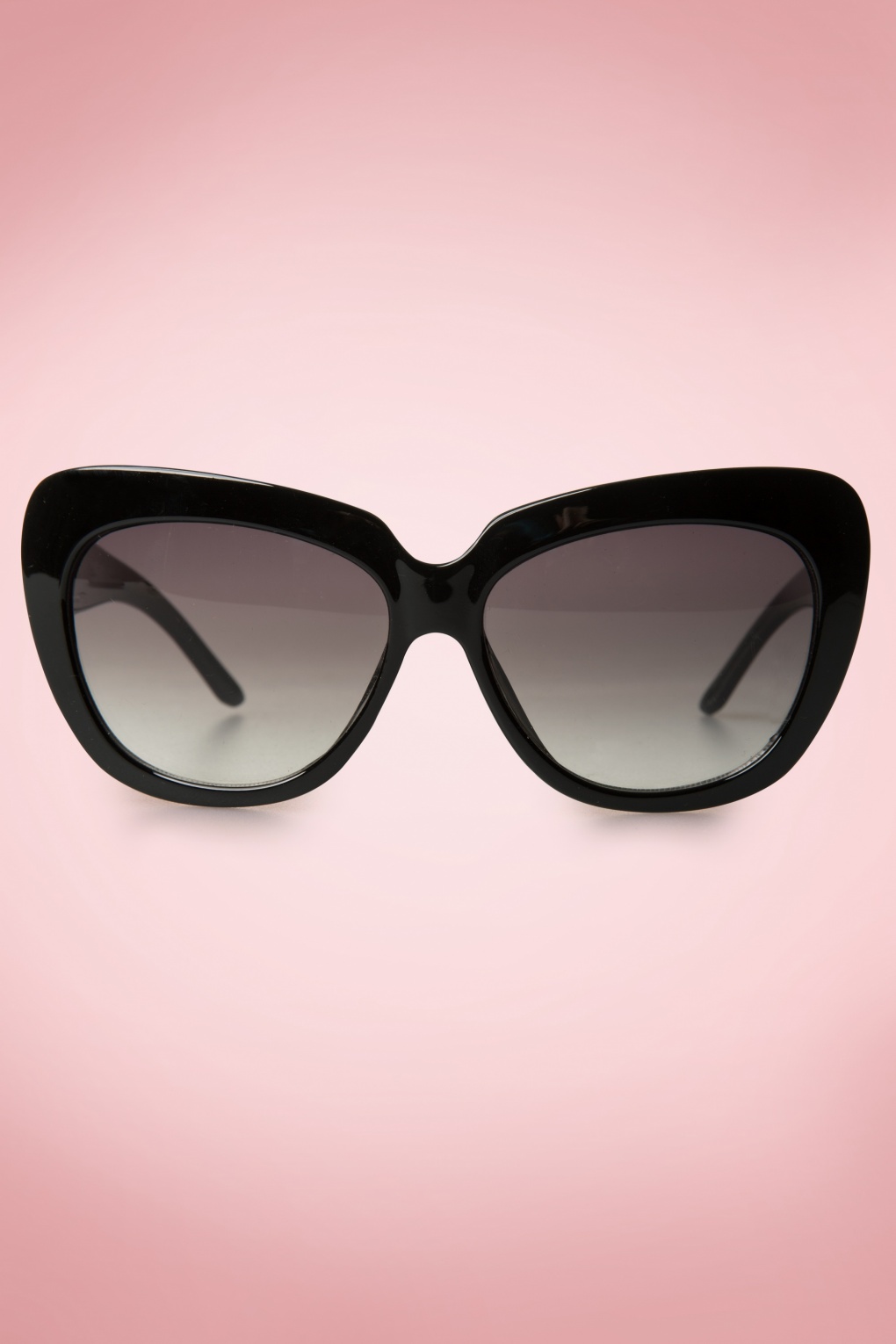 50s Cats Eye Florida Sunglasses In Black
