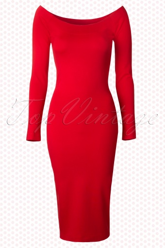 Hotrod Hussy Moira Dress Red 100 20 12698 20140430 0004W
