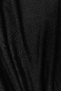 Banned Retro - Dame gevouwen bolero in zwart 3