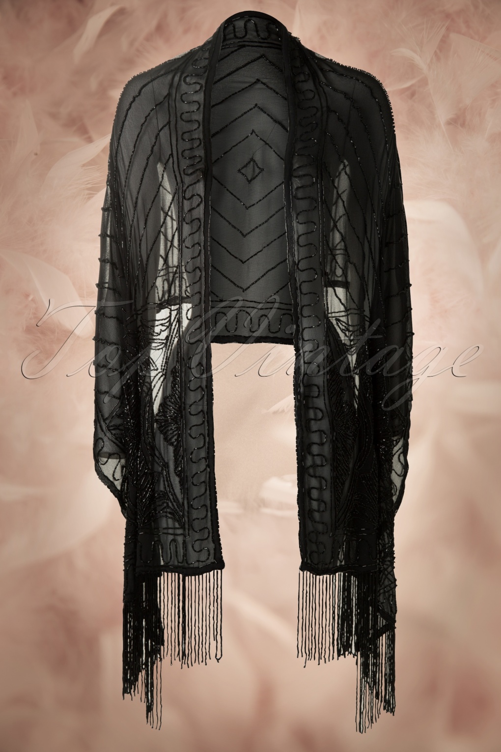 long black shawl