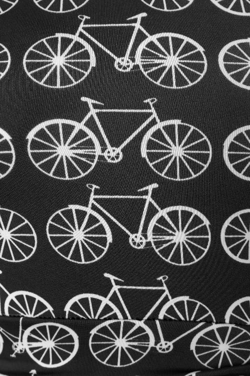 Retrolicious - TopVintage exclusive ~ Bicycle Dress en Noir 4
