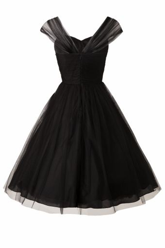 50s Garden State Dress in Black
