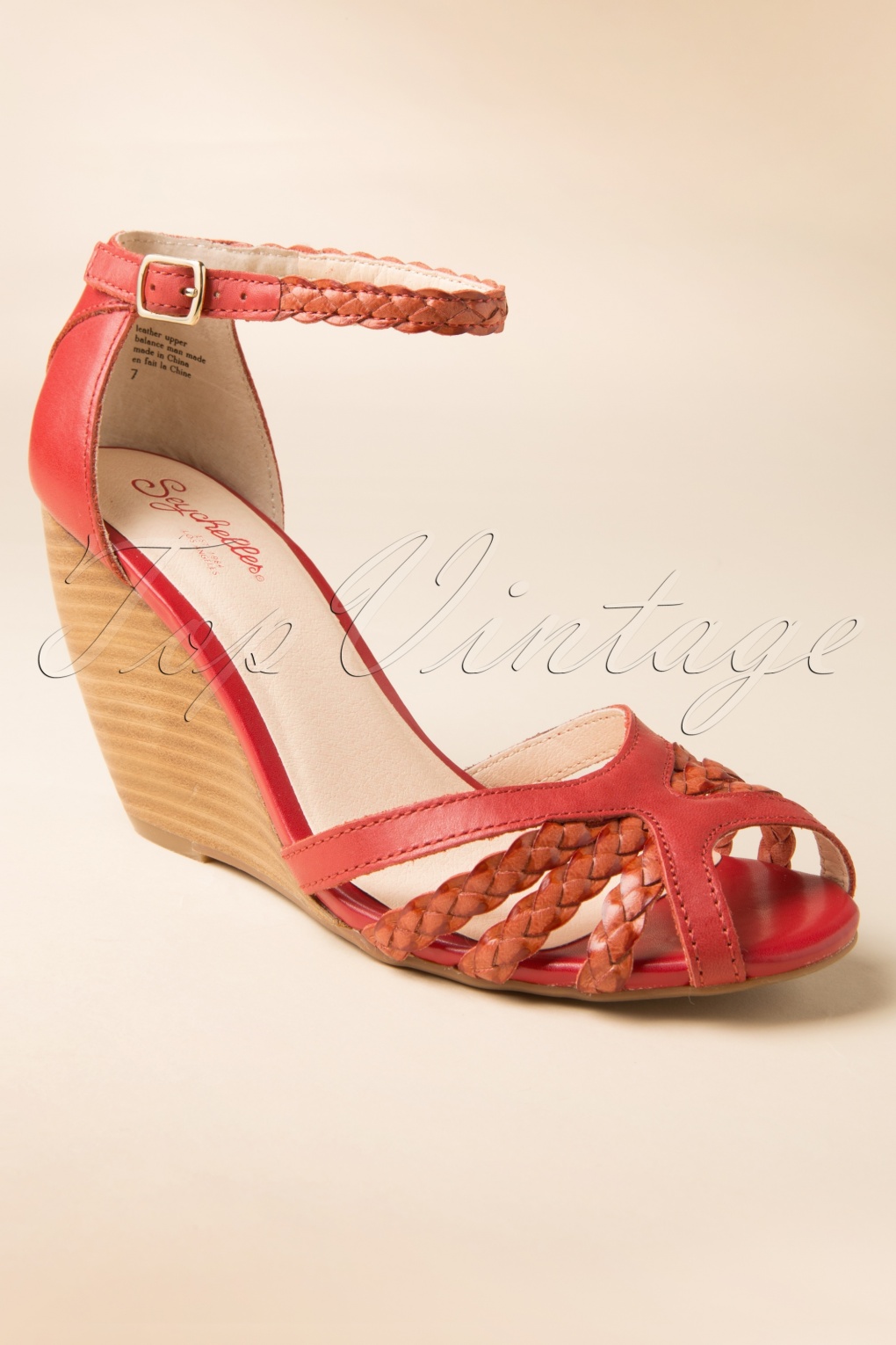 40s Like A Lady Sandals in Red