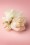 Collectif Clothing - Pin-Up dubbel haar rozen clip crème 3