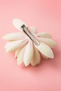 Miss Candyfloss - Water Lily Hair Clip in Light Green 3