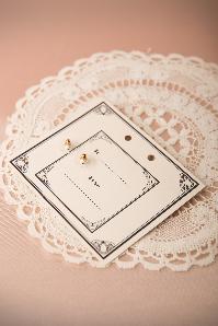 Lovely - Postkarten-Geschenk Floral Pearly Diamond Ohrringe 3