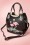 Banned Retro - 50s Flamingo Handbag in Black 4