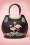 Banned Retro - 50s Flamingo Handbag in Black