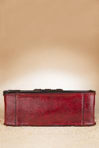 Banned Retro - Antique Handbag Années 1950 en Rouge 7