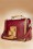 Banned red brown bow handbag 212 20 12768 20140610 0004w