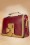 Banned Retro - 50s Antique Handbag in Red 2