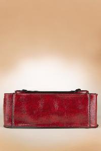 Banned Retro - Vintage Bow Messenger Bag in rood 7