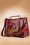Banned Retro - Vintage Bow Messenger Bag in rood 3