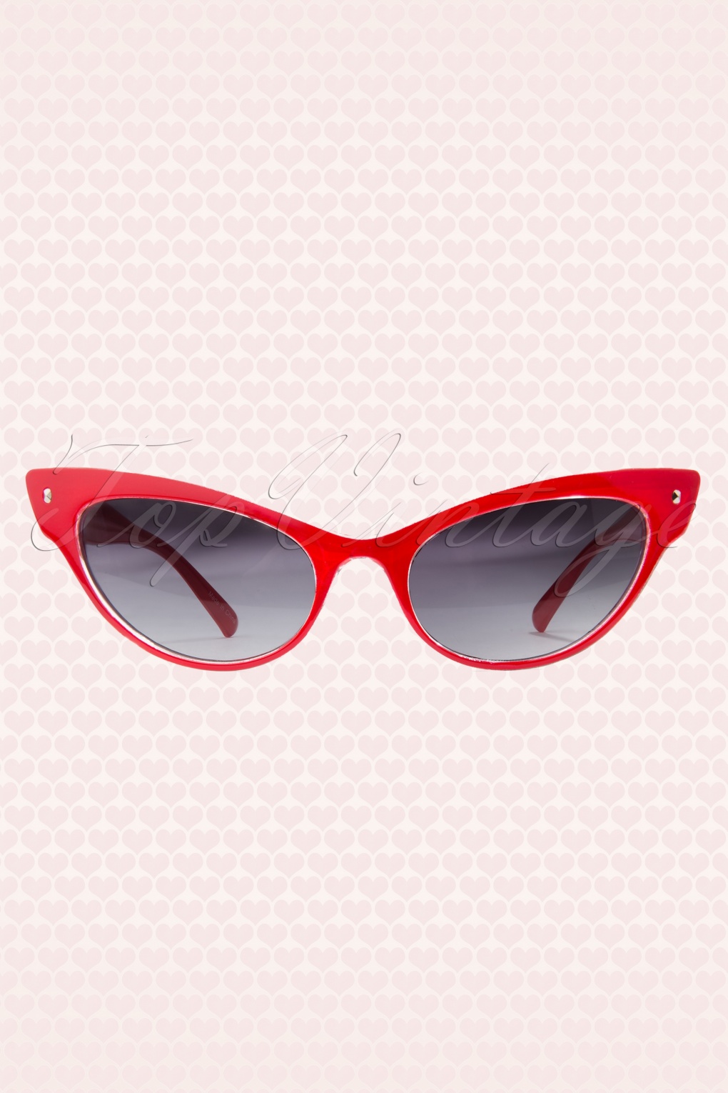 50s Venice Beach Cat Eye Glasses Red 