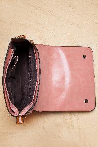 Banned Retro - Schandaal antieke handtas in roze 6
