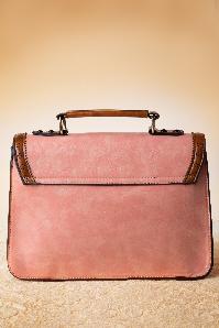 Banned Retro - Antique Handbag Années 50 en Rose 7