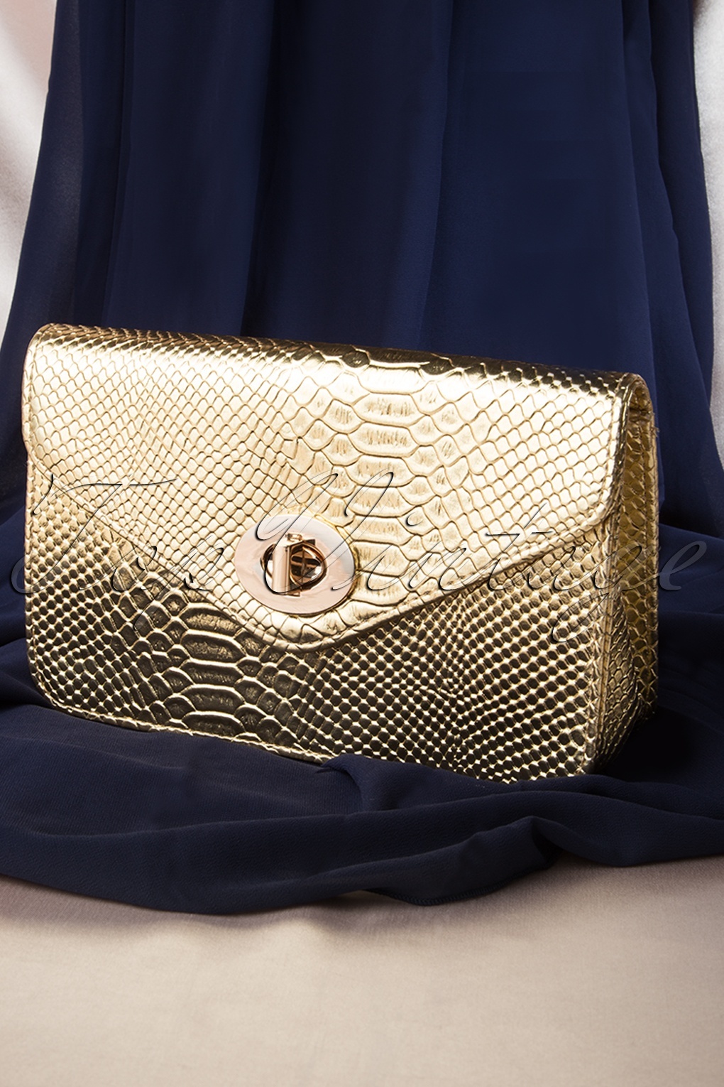 gold croc bag