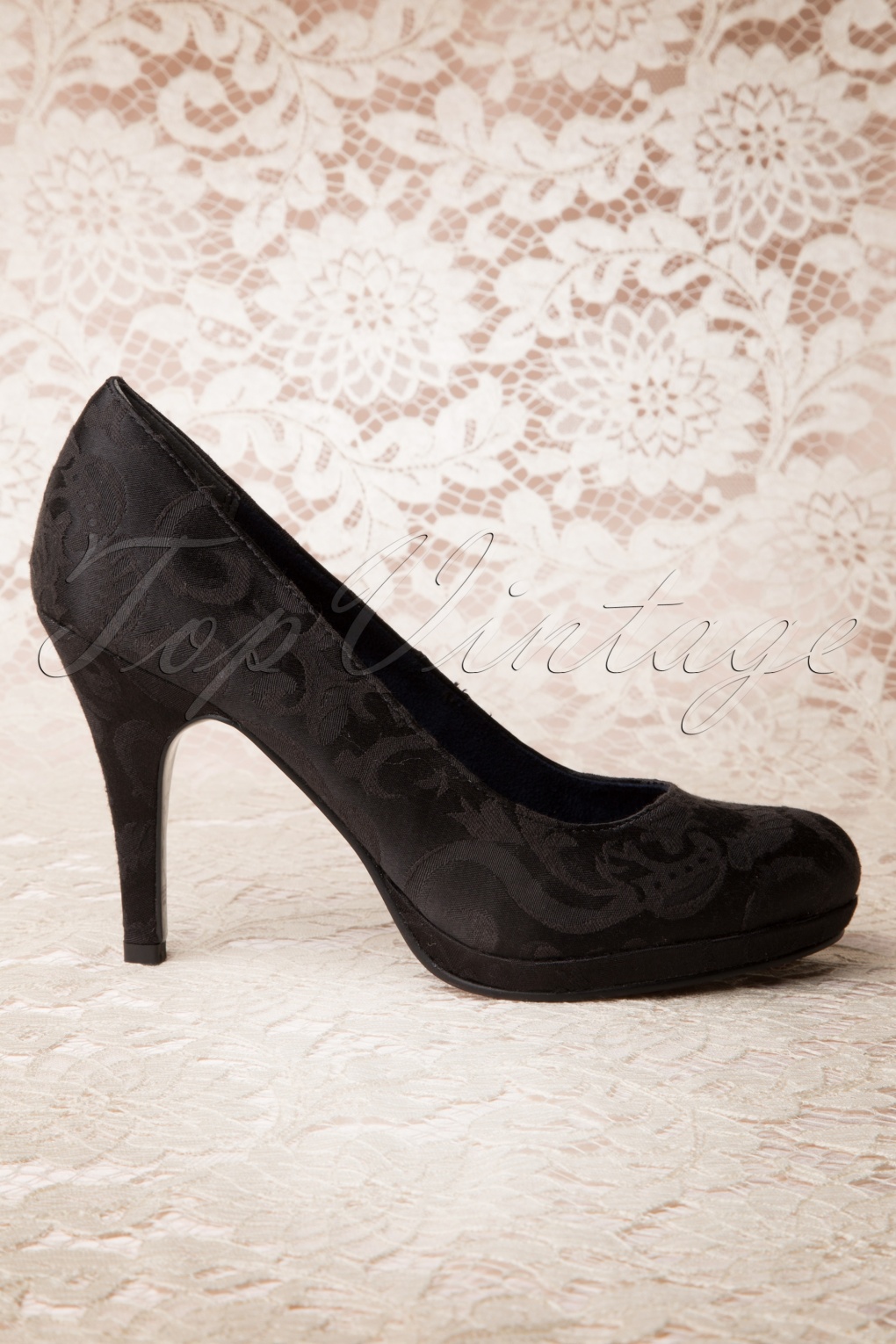 classy black pumps