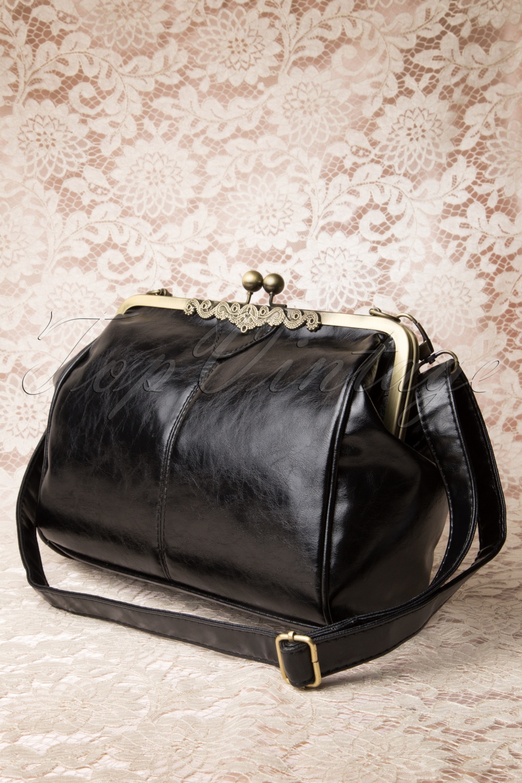 20s Vintage Frame Kisslock Clasp Bag